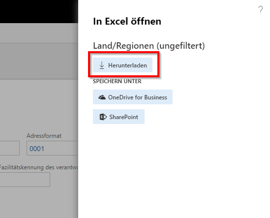 Aufschlüsselung von Adressen in Dynamics