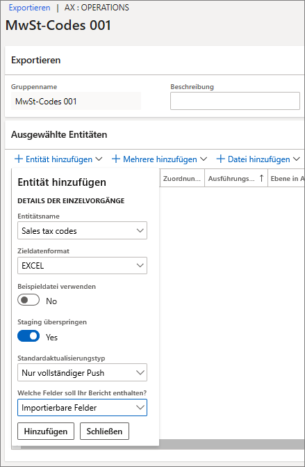 Abbildung der Mehrwertsteuer-Senkung in Dynamics 365 Finance