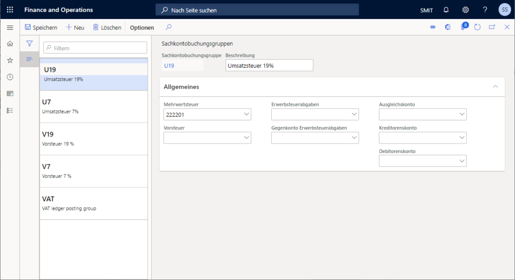 Abbildung der Mehrwertsteuer-Senkung in Dynamics 365 Finance